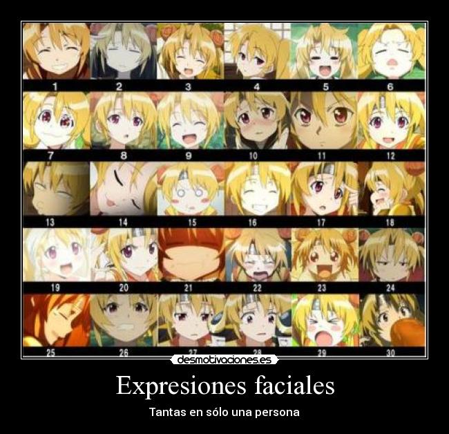 Expresiones faciales -