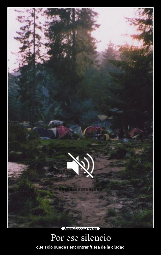 Por ese silencio -
