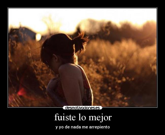 carteles fuiste mejor nada arrepiento desmotivaciones