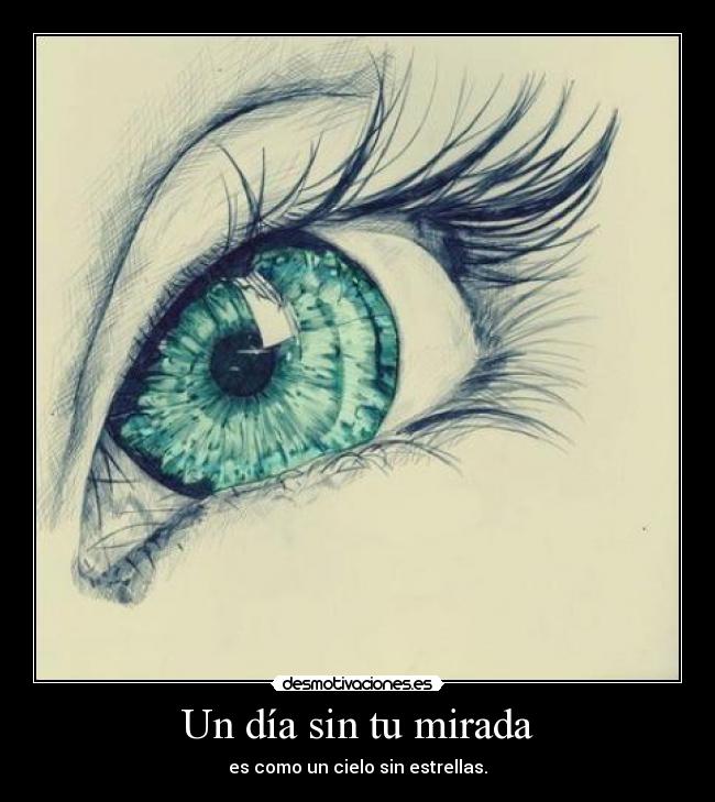 Un día sin tu mirada -