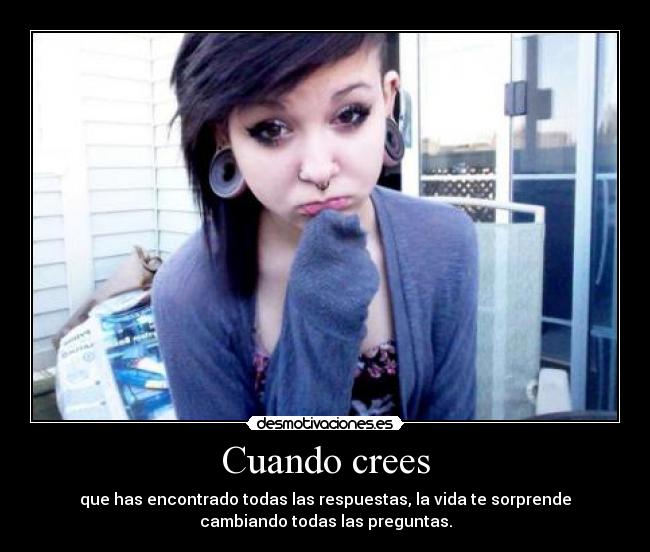 Cuando crees -