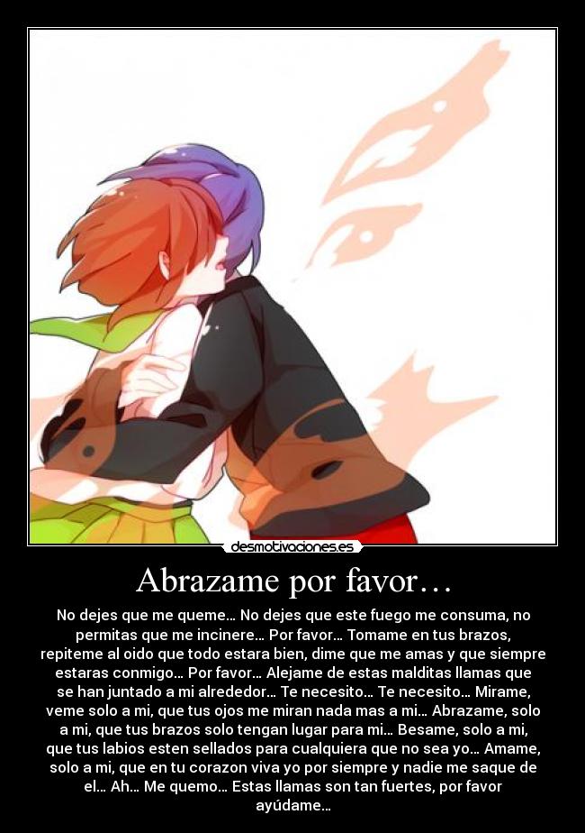 Abrazame por favor… - 