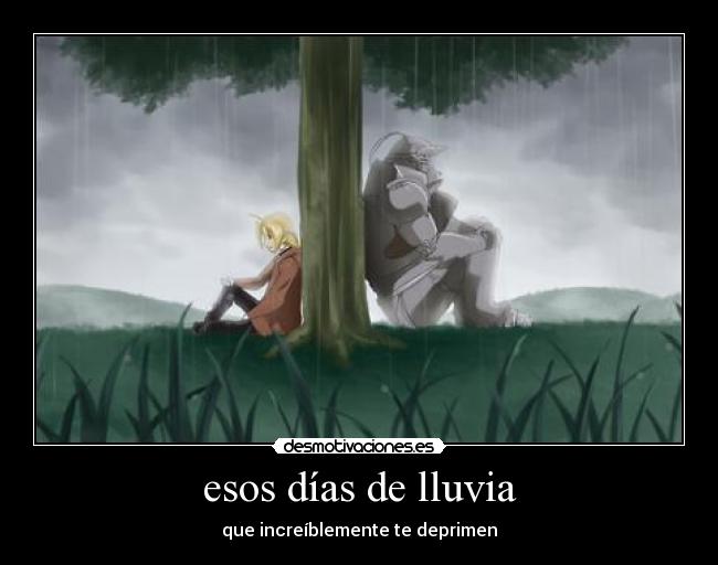 esos días de lluvia - que increíblemente te deprimen