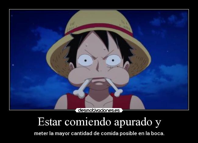 carteles one piece luffy anime manga desmotivaciones