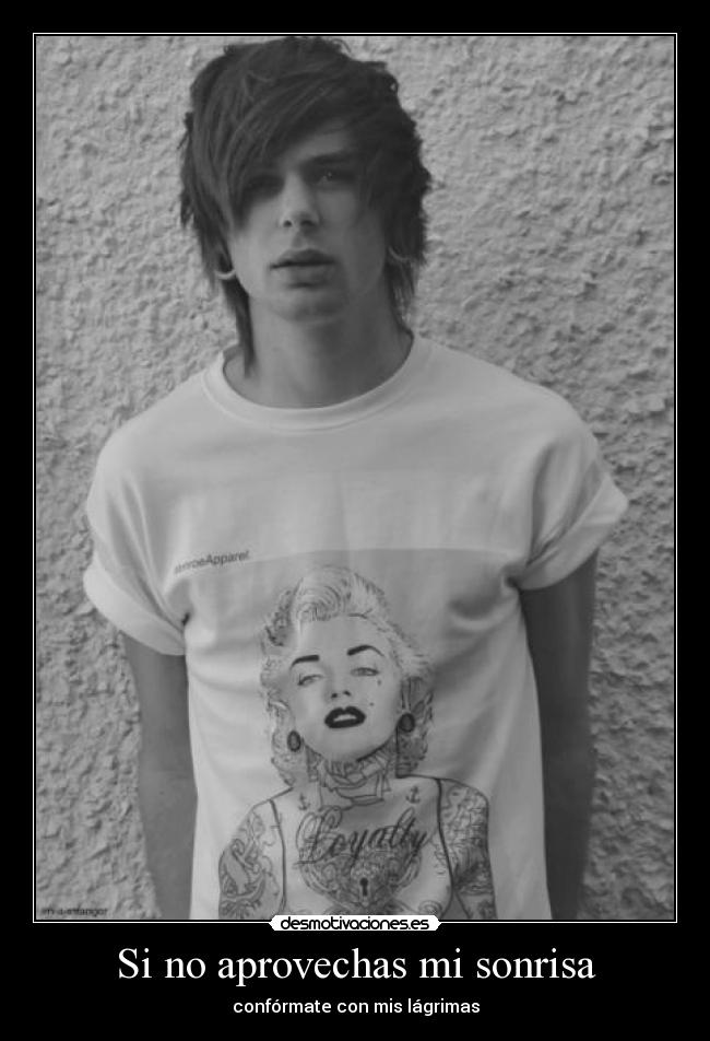 carteles sonrisa sabes conformate ella unica bluexday desmotivaciones