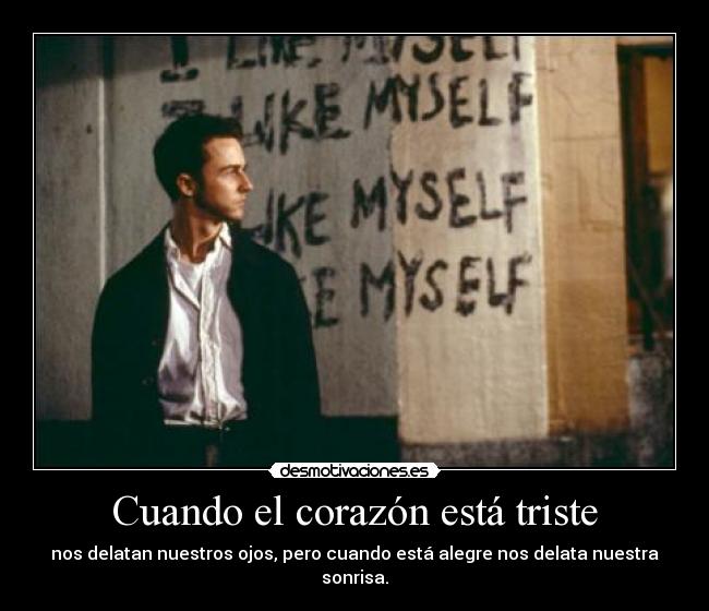 Cuando el corazón está triste -