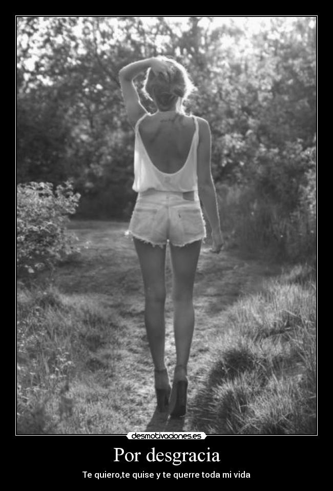 Por desgracia - 