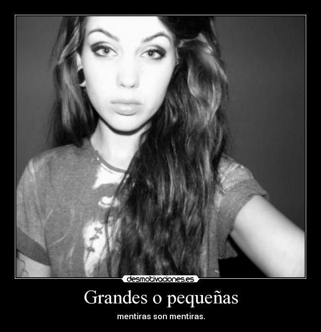 Grandes o pequeñas -