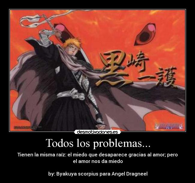 carteles problemas problemas miedo amor desmotivaciones