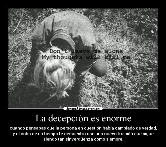 La decepción es enorme - 