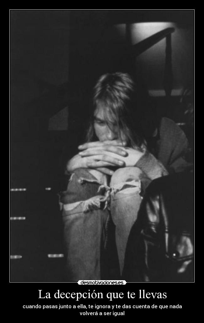 La decepción que te llevas -