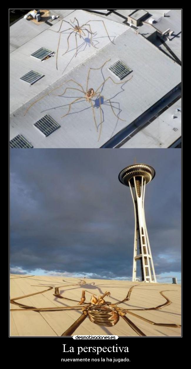 La perspectiva - nuevamente nos la ha jugado.