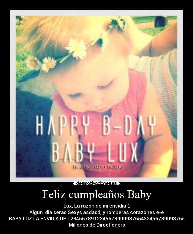 Feliz cumpleaños Baby -