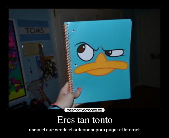 Eres tan tonto -