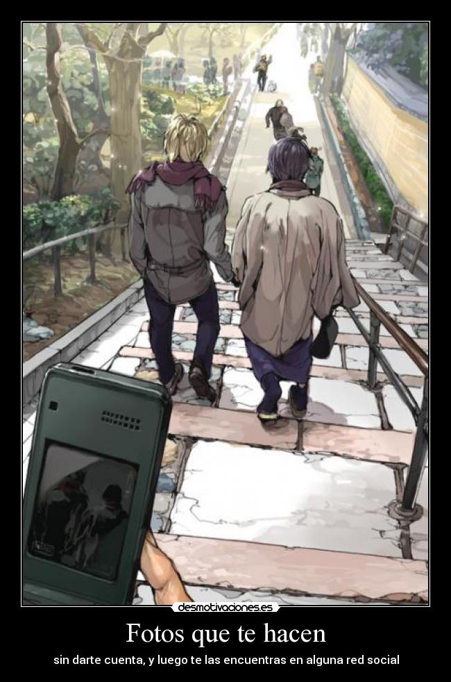 Fotos que te hacen - sin darte cuenta, y luego te las encuentras en alguna red social