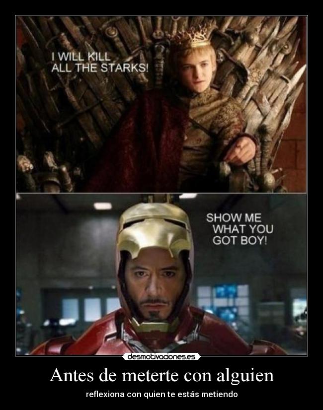 Antes de meterte con alguien -