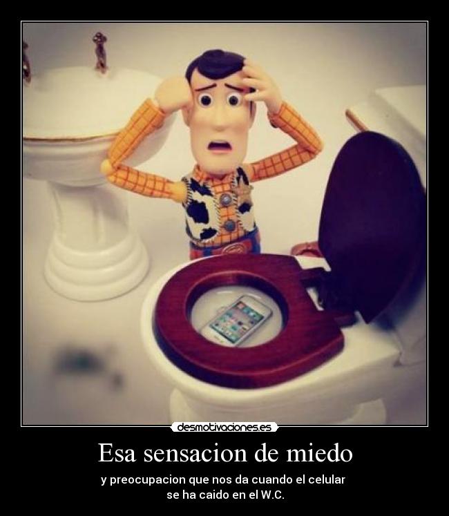 Esa sensacion de miedo -