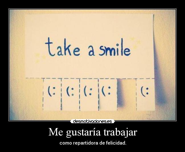 Me gustaría trabajar - 