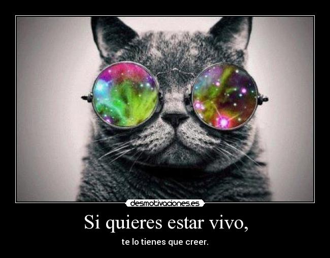 Si quieres estar vivo, - 