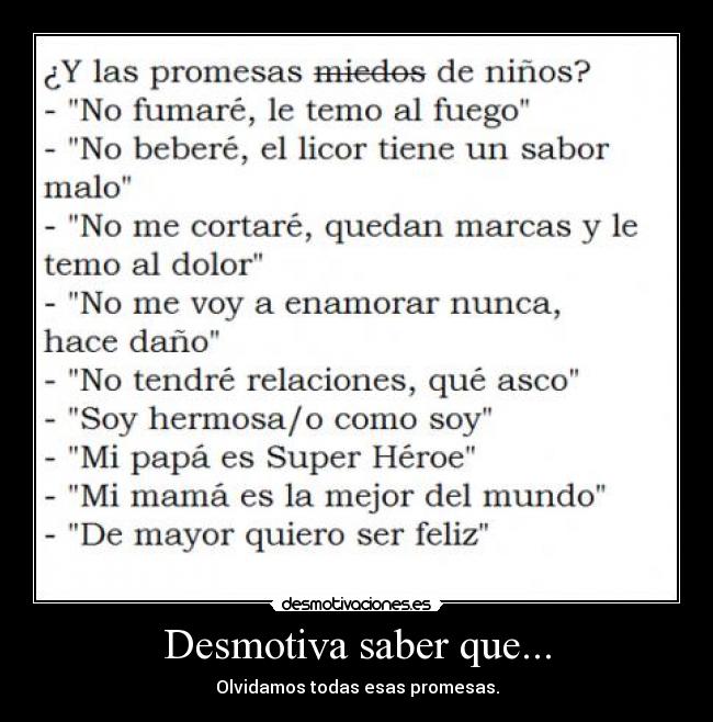 Desmotiva saber que... - 