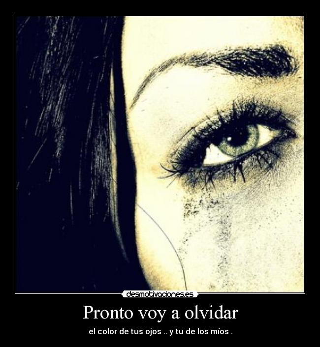 carteles olvidar olvidar ojos mirada llorar desmotivaciones