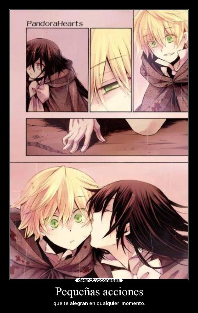 Pequeñas acciones - que te alegran en cualquier momento.