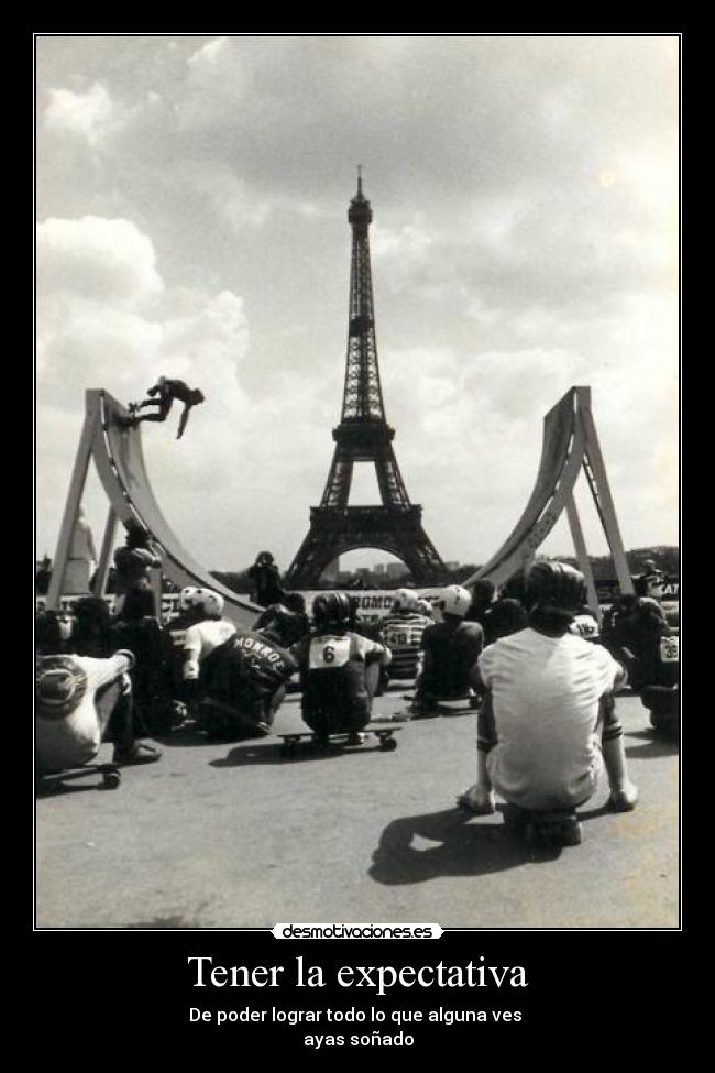 Tener la expectativa - 