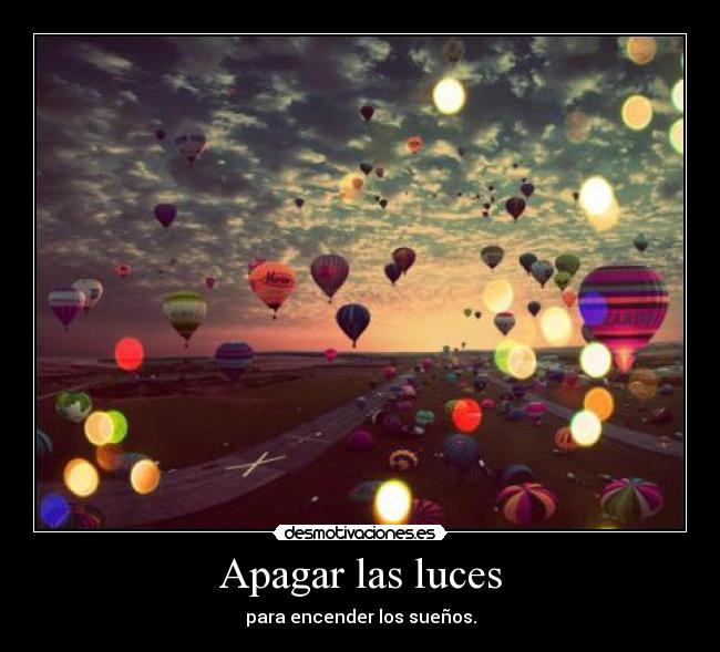 Apagar las luces -