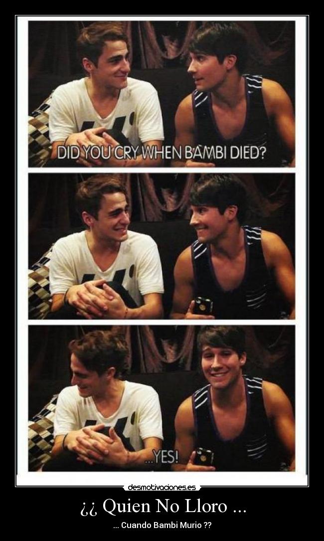 ¿¿ Quien No Lloro ... -