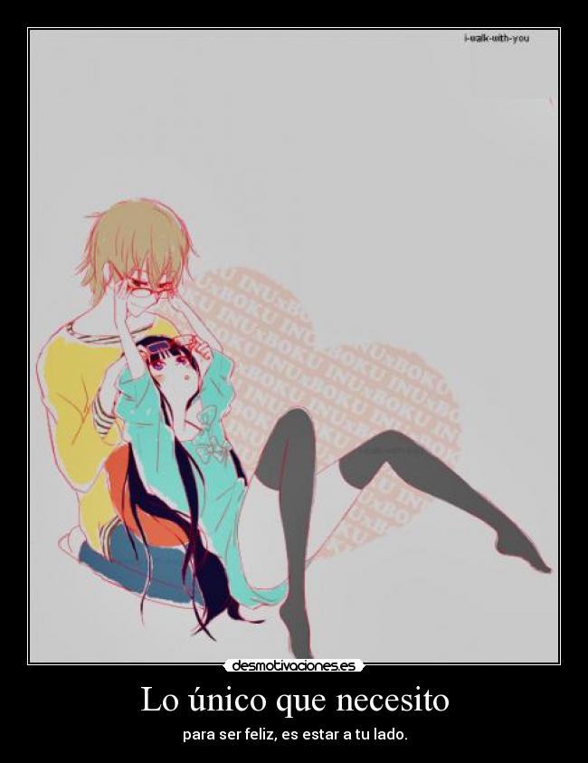 Lo único que necesito -