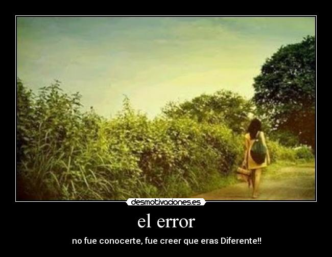 el error -