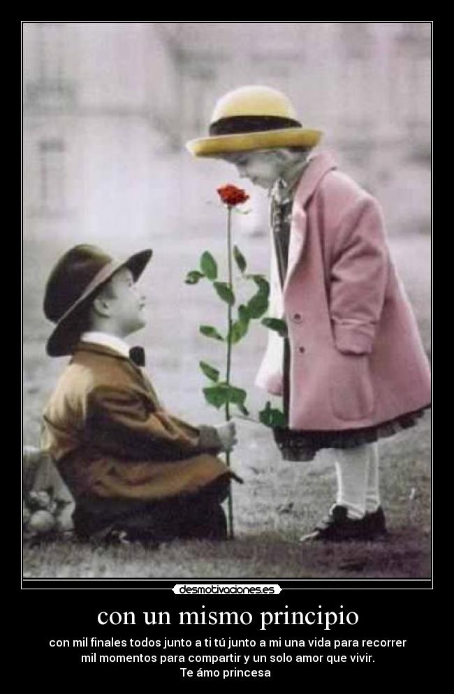 con un mismo principio - 