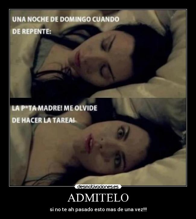 ADMITELO - si no te ah pasado esto mas de una vez!!!