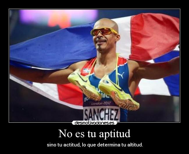 No es tu aptitud -