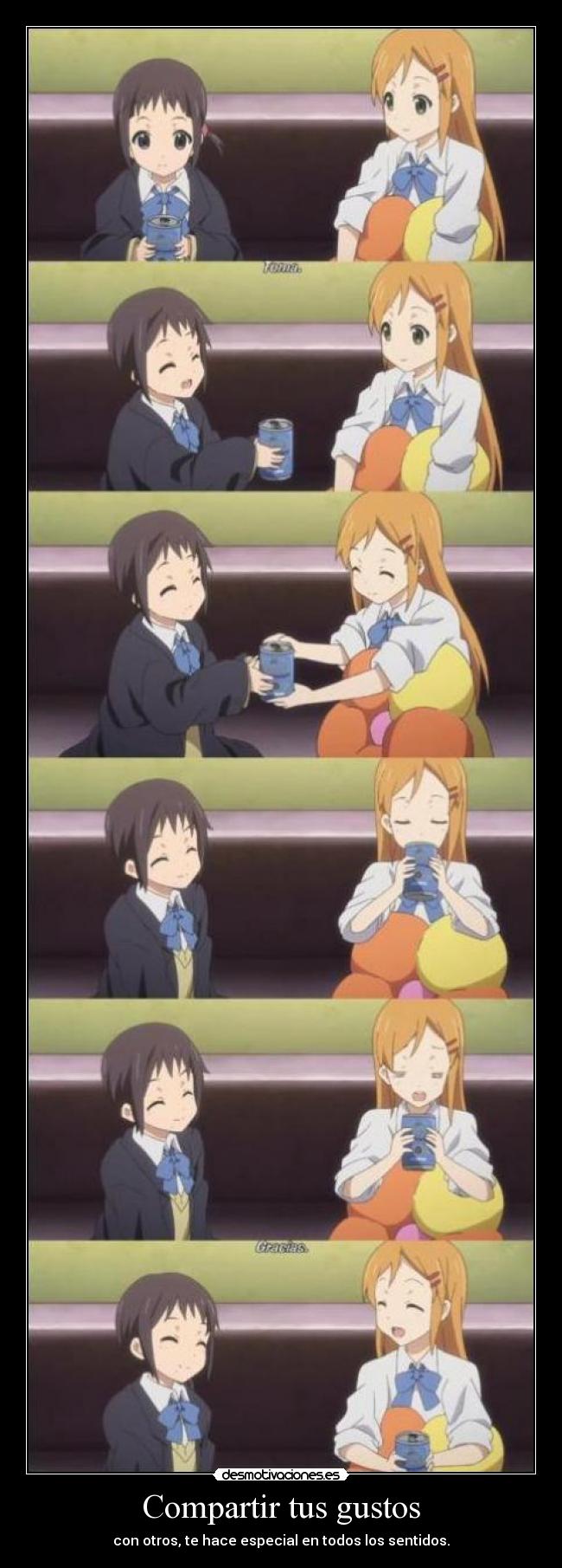 carteles compartir tus gustos desmotivaciones