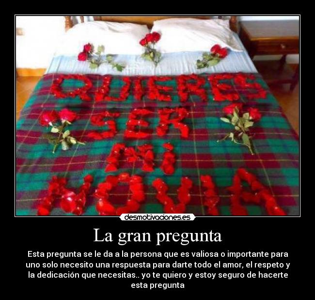 carteles gran pregunta desmotivaciones