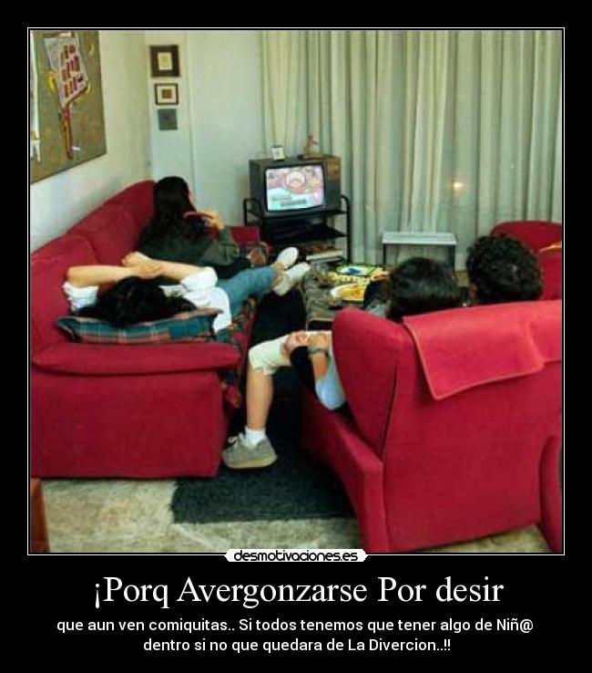 ¡Porq Avergonzarse Por desir -