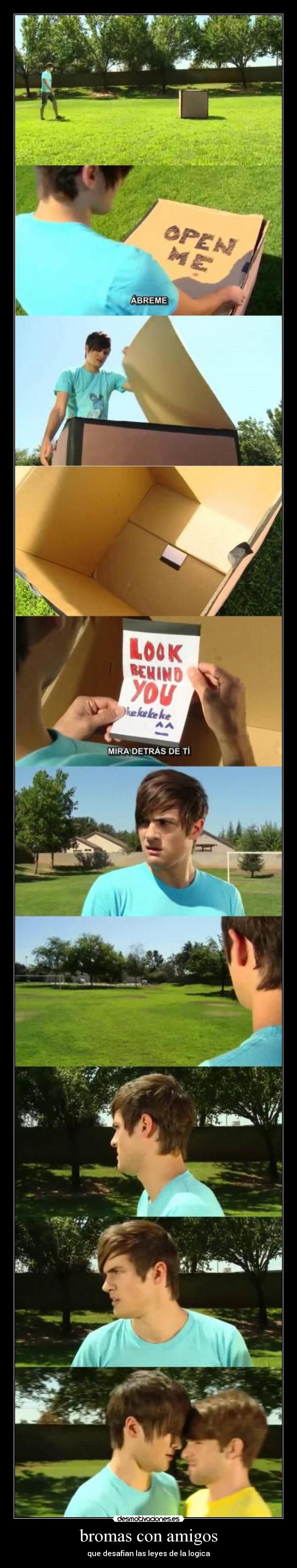 bromas con amigos -