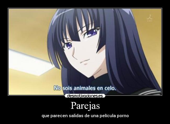 Parejas - que parecen salidas de una película porno