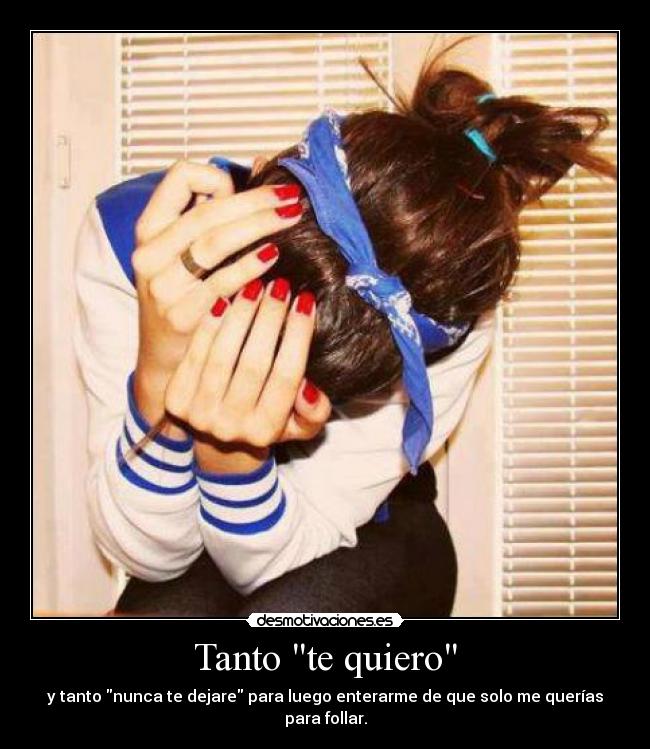 Tanto te quiero - 