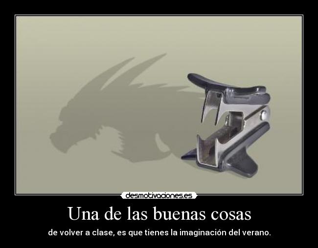 Una de las buenas cosas -