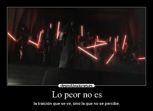 carteles star wars the old republic traicion desmotivaciones