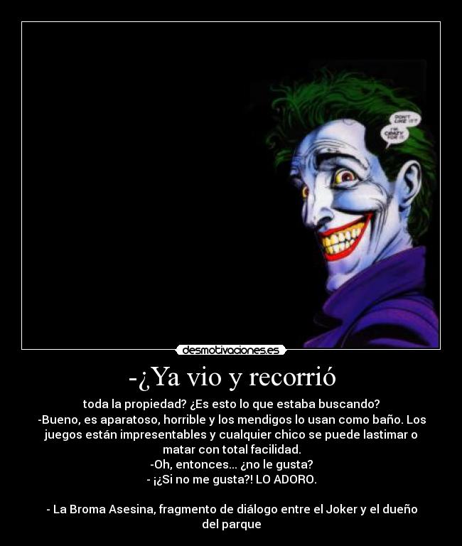 carteles batman broma asesina joker desmotivaciones