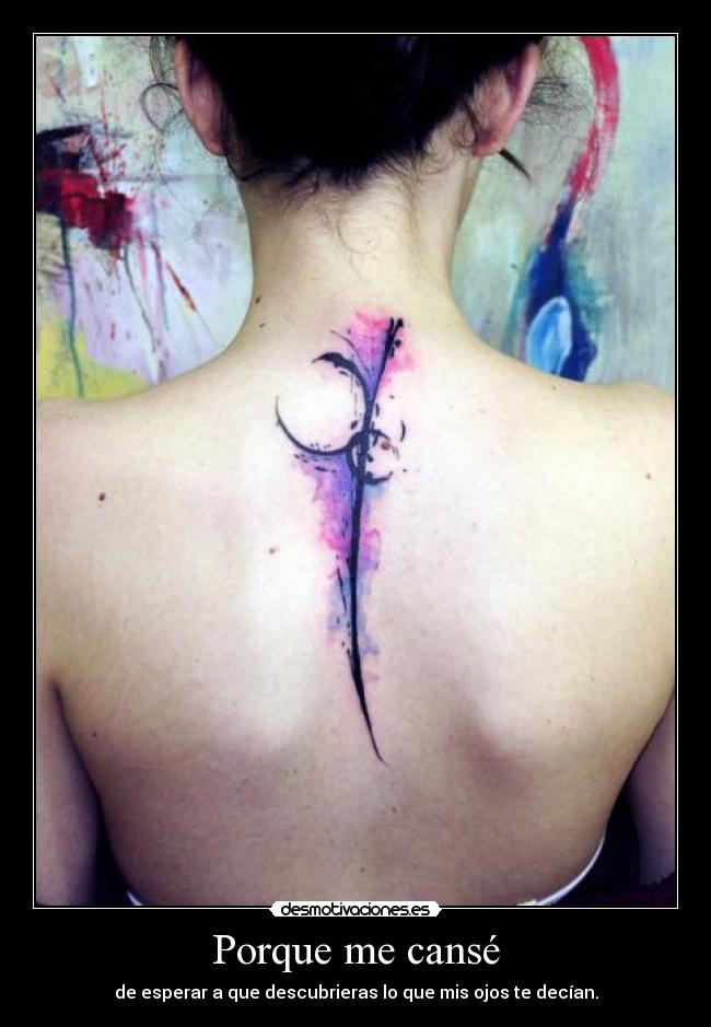 Porque me cansé -