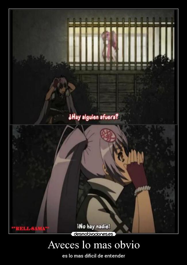 Aveces lo mas obvio -