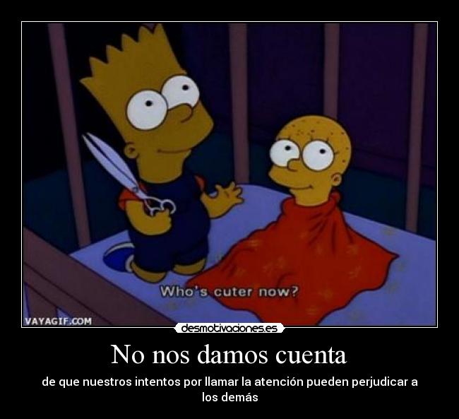 No nos damos cuenta - 