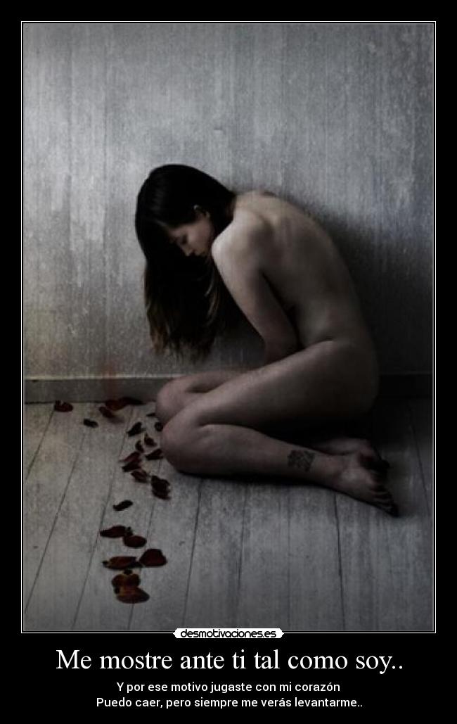 carteles amor desamor perdida tristeza dolor llanto pareja mujer lagrimas caerte caer siempre levantarse desmotivaciones