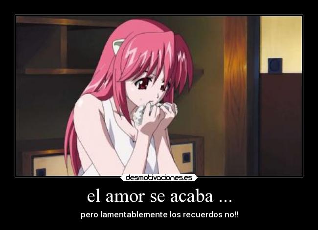 el amor se acaba ... - 