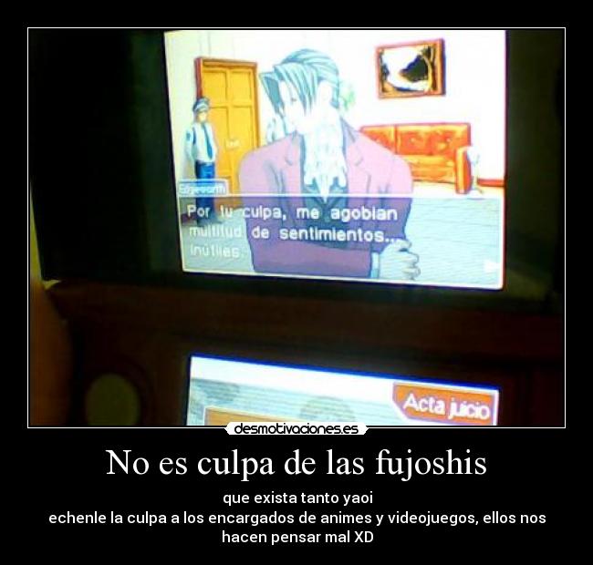 No es culpa de las fujoshis -