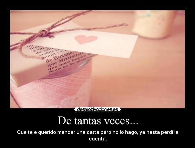 De tantas veces... -